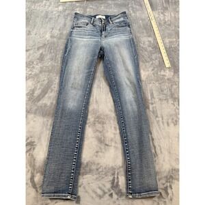 BKE Denim Parker Universal Fit High Rise Classic Skinny Jeans Women's Size 27